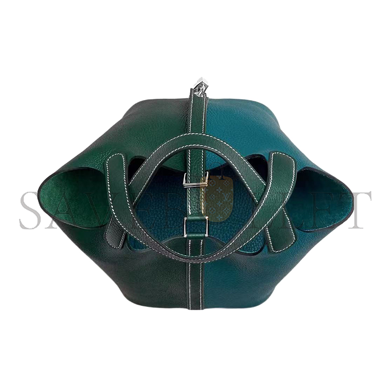 H**me5 master picotin lock 18 casaque palladium hardware h064427ckap (18*18*13cm)